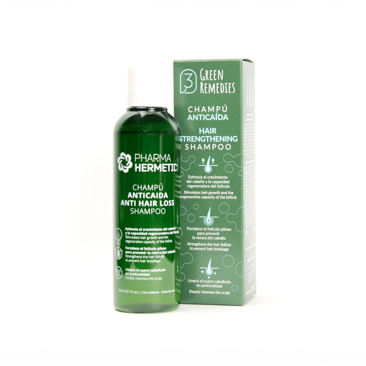 Anti Hair-Loss Shampoo - Green Remedies (200ml)